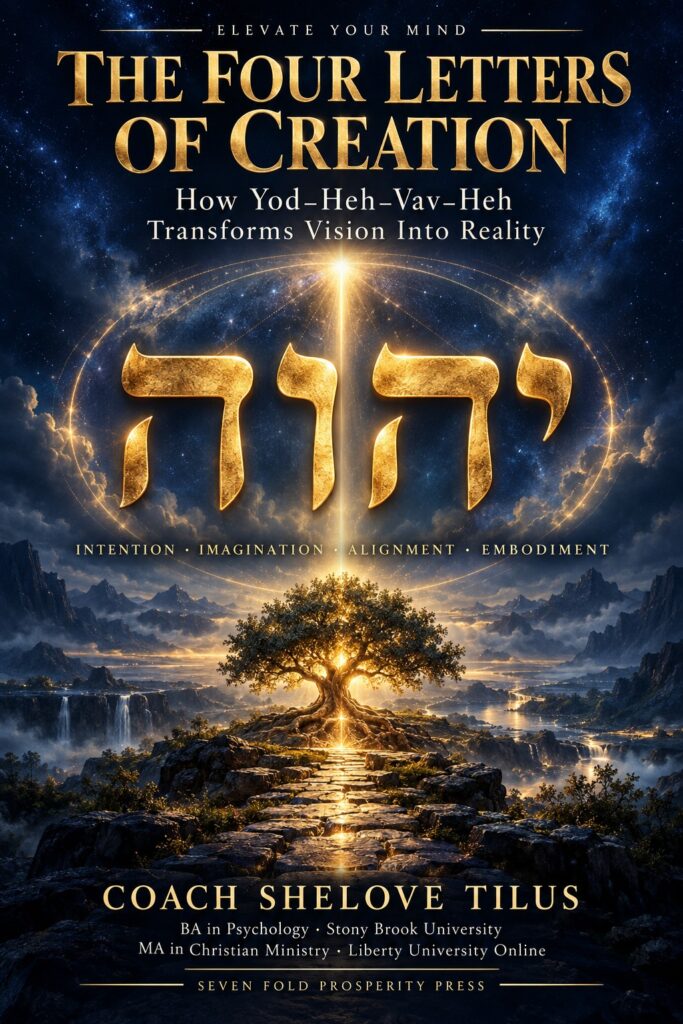 The Four Letters of Creation by Coach Shelove Tilus, book cover